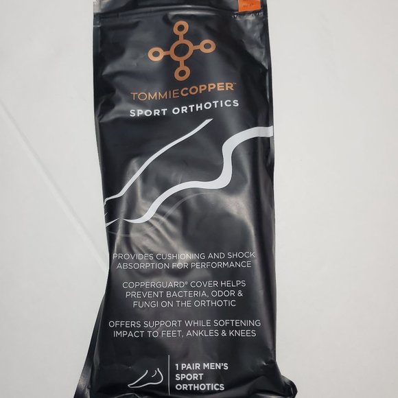 NEW - Tommie Copper Men's Sports Orthotic Inserts Lightweight Athletic Fit - Picture 5 of 9